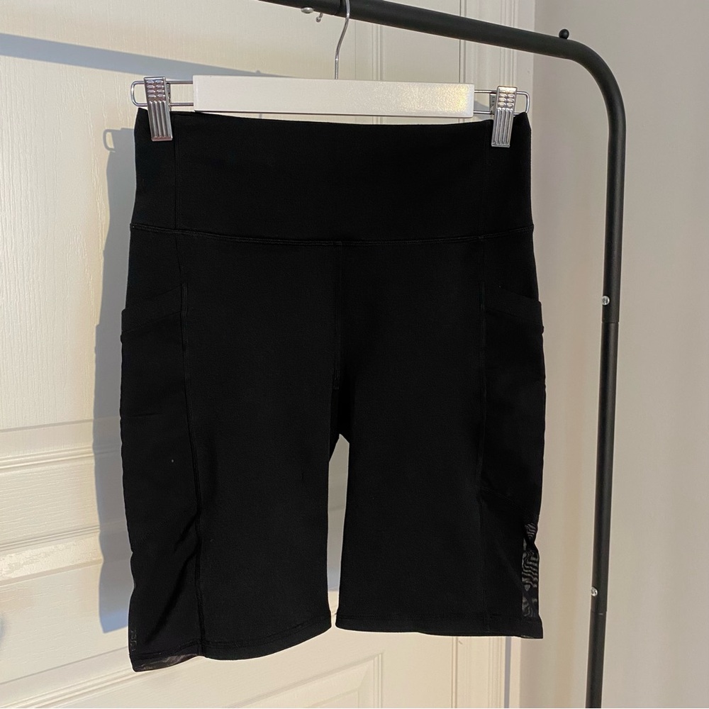 Fabletics Biker Shorts with Mesh Pocket